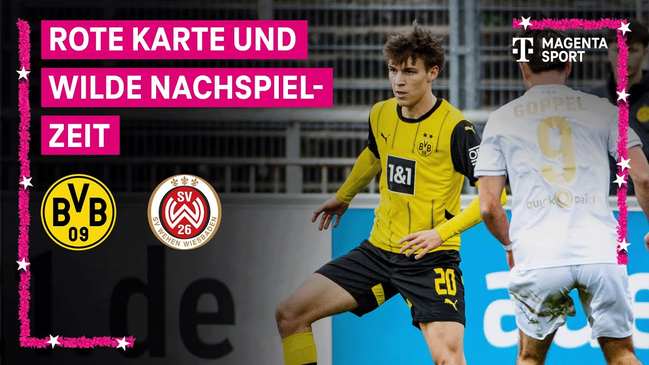 Borussia Dortmund II - SV Wehen Wiesbaden, Highlights mit Live-Kommentar | 3. Liga | MAGENTA SPORT