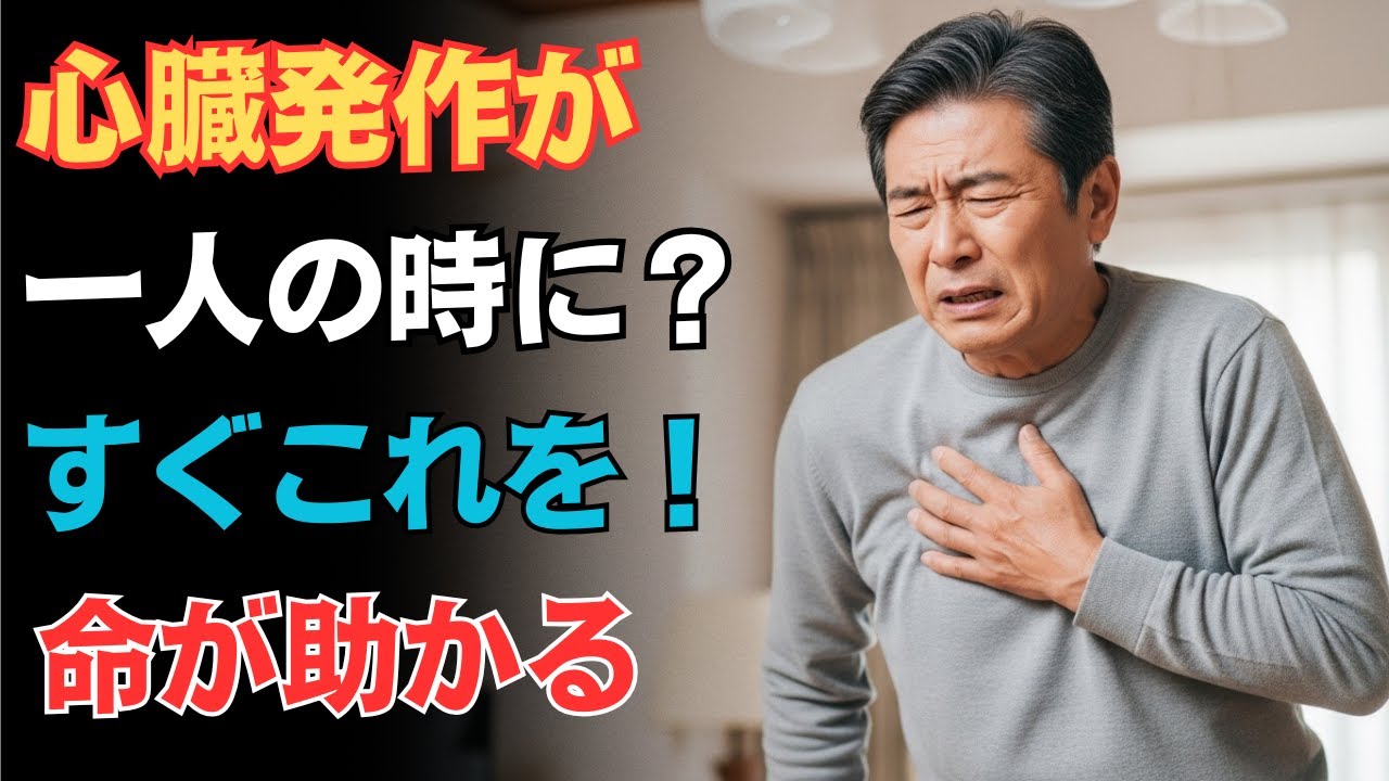 一人でいる時に心臓発作が起きたらどうするか命をつなぐ十秒の生存法シニアのための大切な知恵