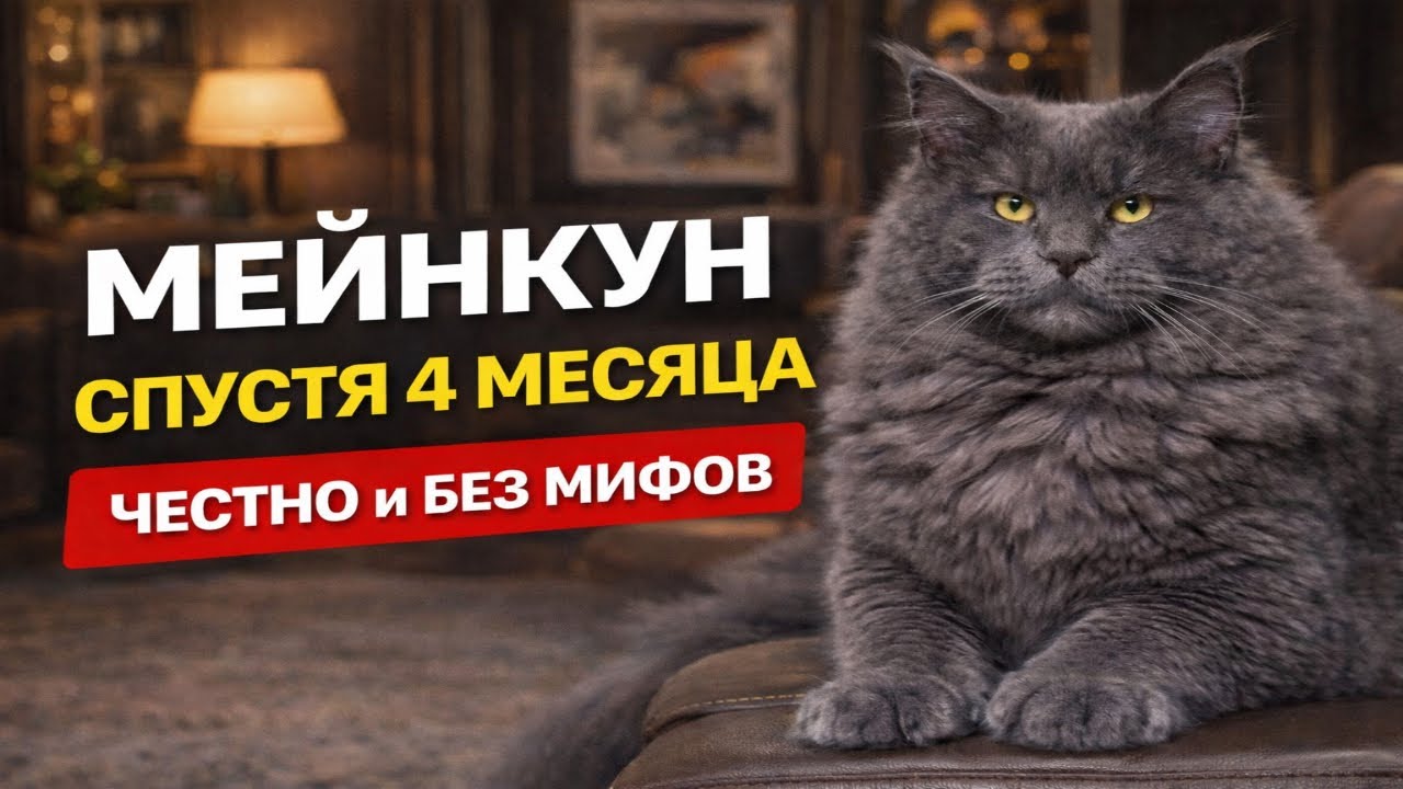 Почему мейнкун - не кот для всех | Честно и без мифов