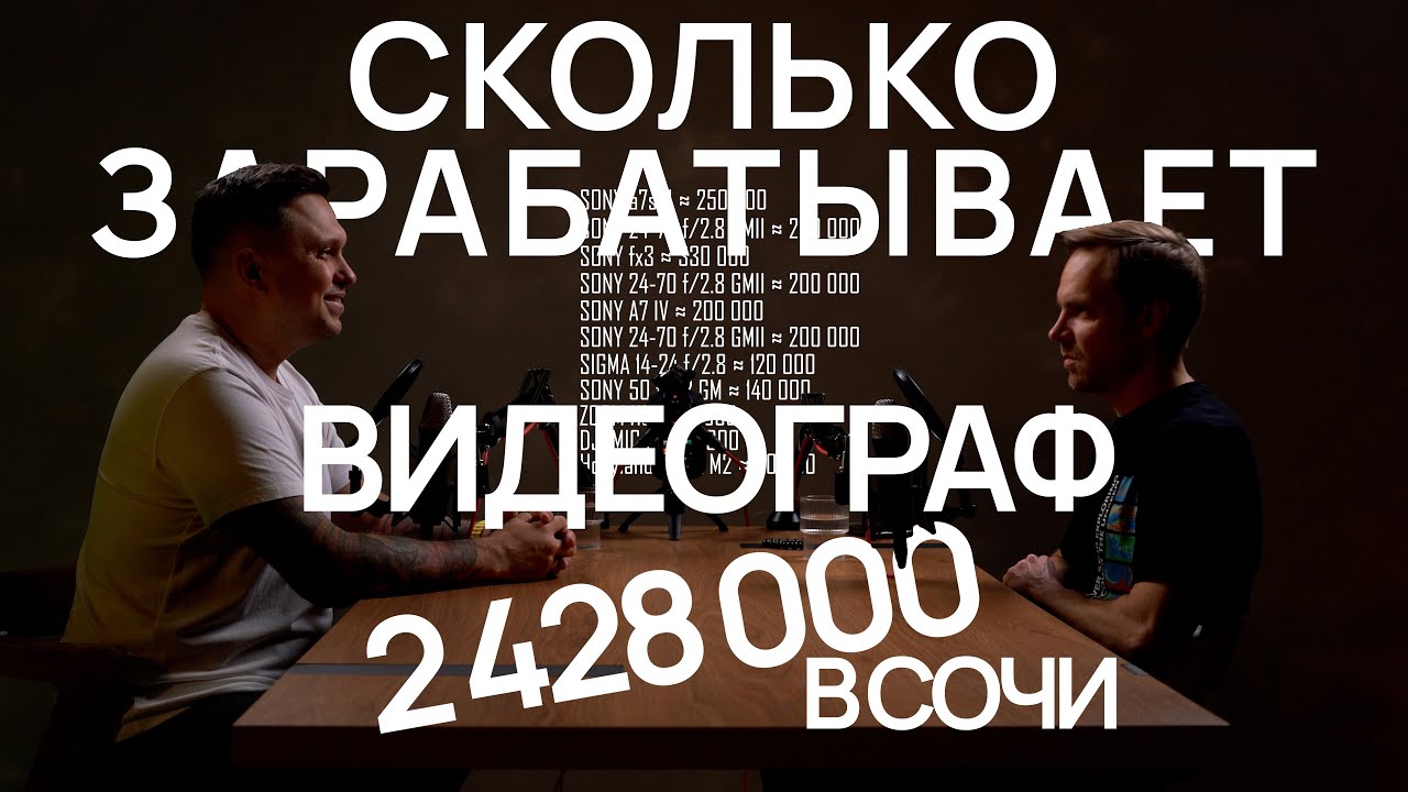 СКОЛЬКО ЗАРАБАТЫВАЕТ ВИДЕОГРАФ. Как стать топовым контент-мейкером (касается всех)