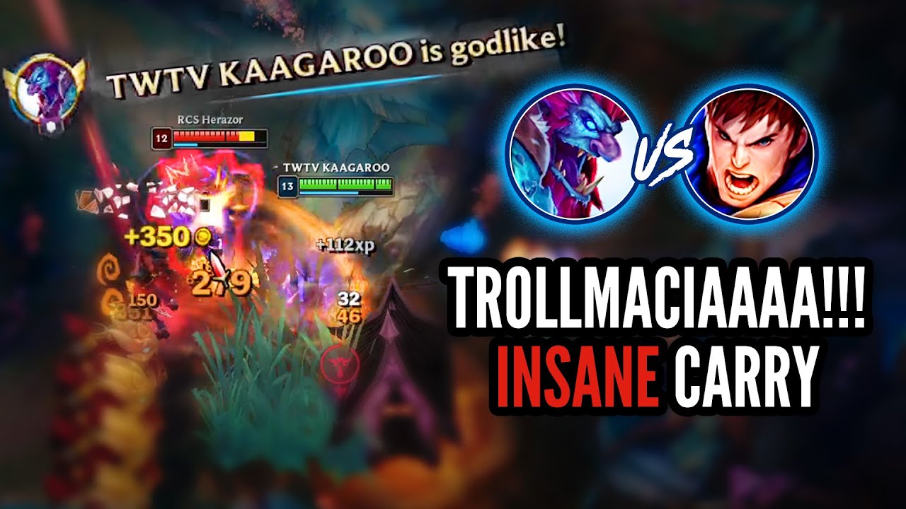 Going GODLIKE in Grandmaster (WORLD RECORD stats?) - TRUNDLE vs. GAREN