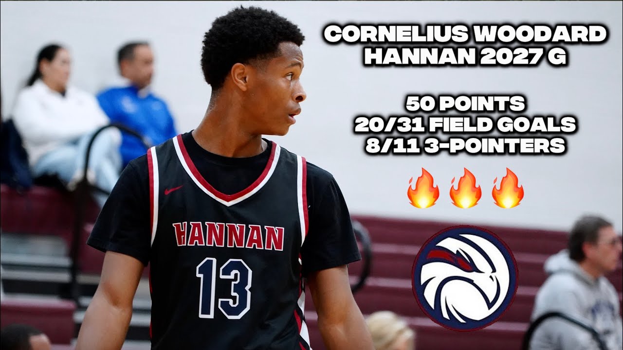 Cornelius Woodard Lights it Up vs. Top Teams 🔥 (Hannan 2027 G)