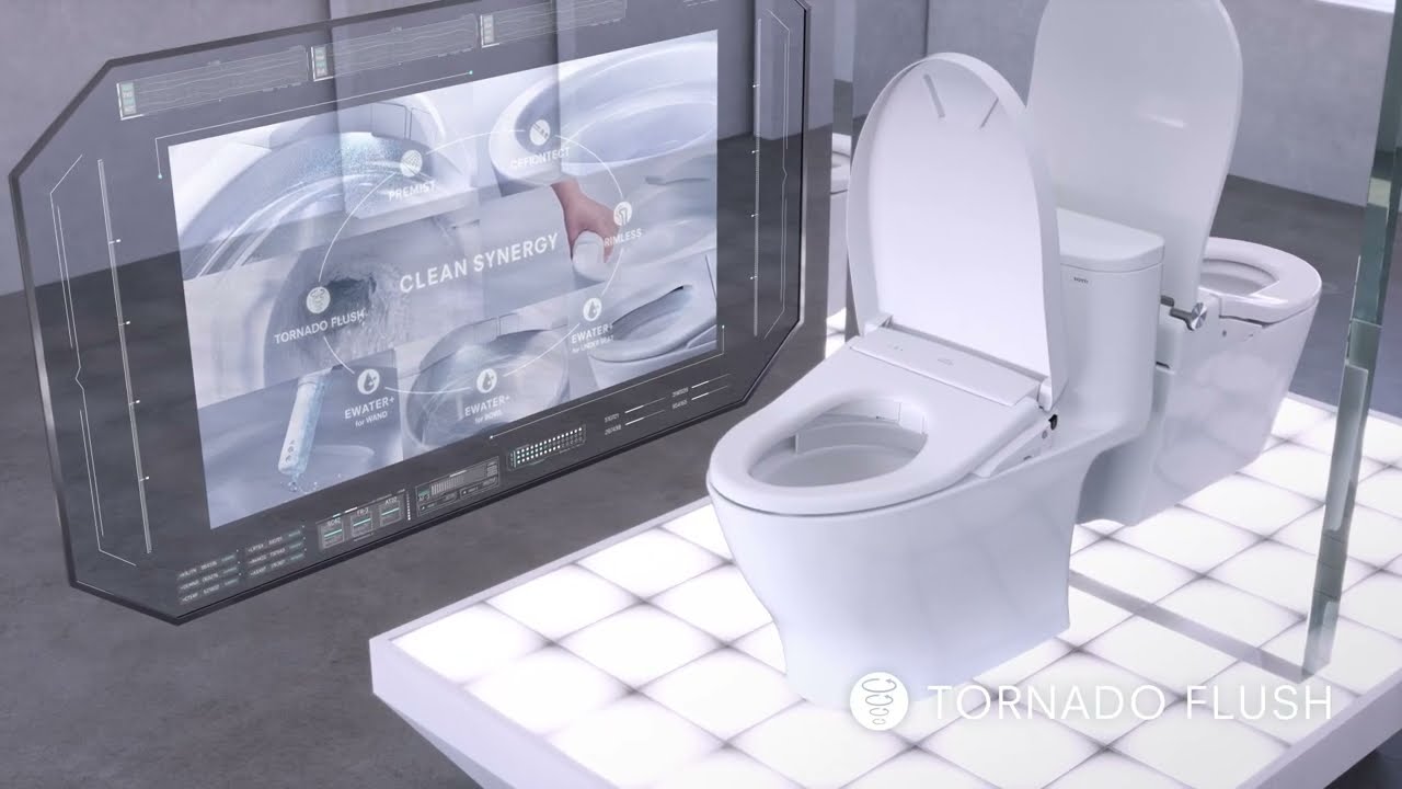 TORNADO FLUSH – Die kraftvolle & hygienische WC-Spültechnologie von TOTO