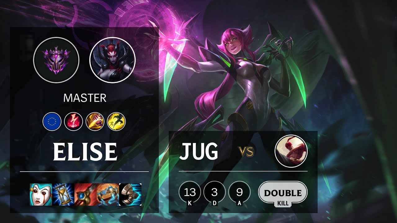Elise Jungle vs Lee Sin - EUW Master Patch 10.21
