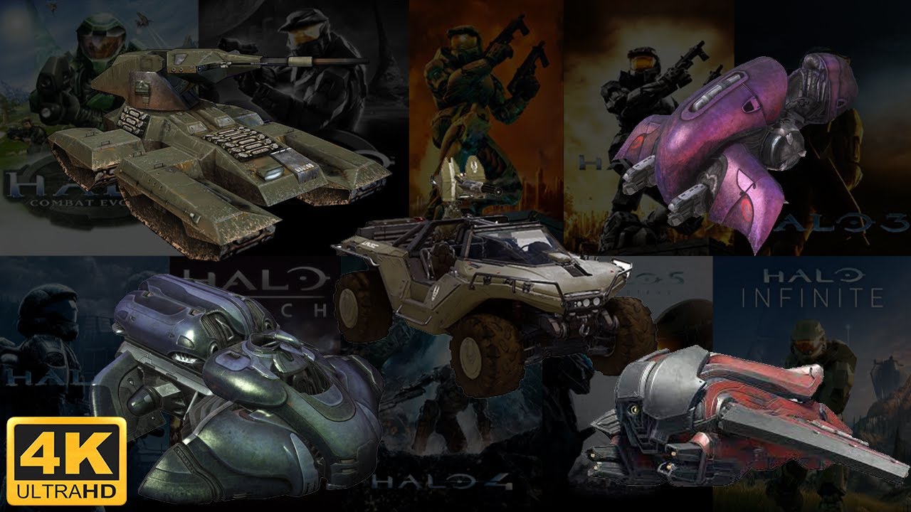The Evolution of Halo Vehicles - Combat Evolved to Halo Infinite (2021)