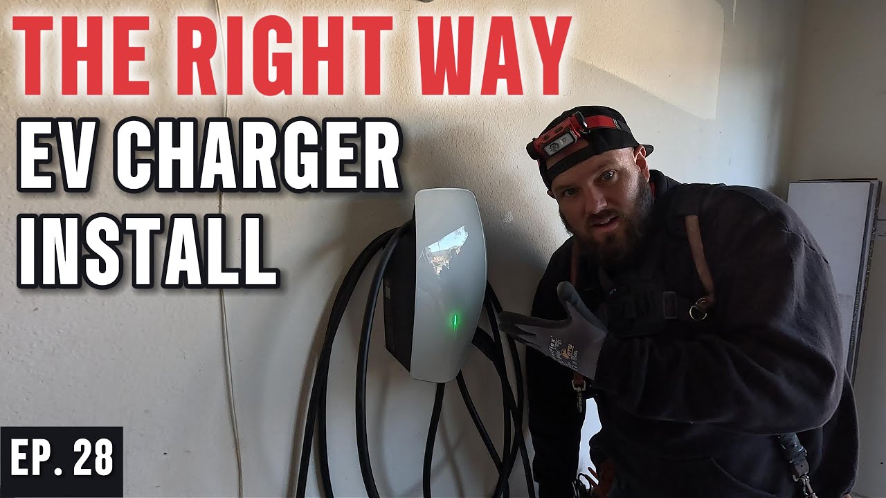 Electric Vehicle (EV) Charger Installation MISTAKES | How to Do It RIGHT | Electrician POV Ep. 28