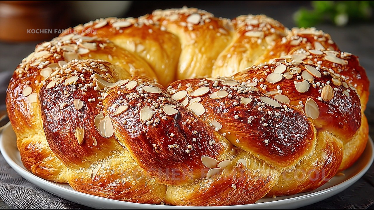 EASTER BREAD with Cottage Cheese — NO FLOUR, NO Sugar, High Protein