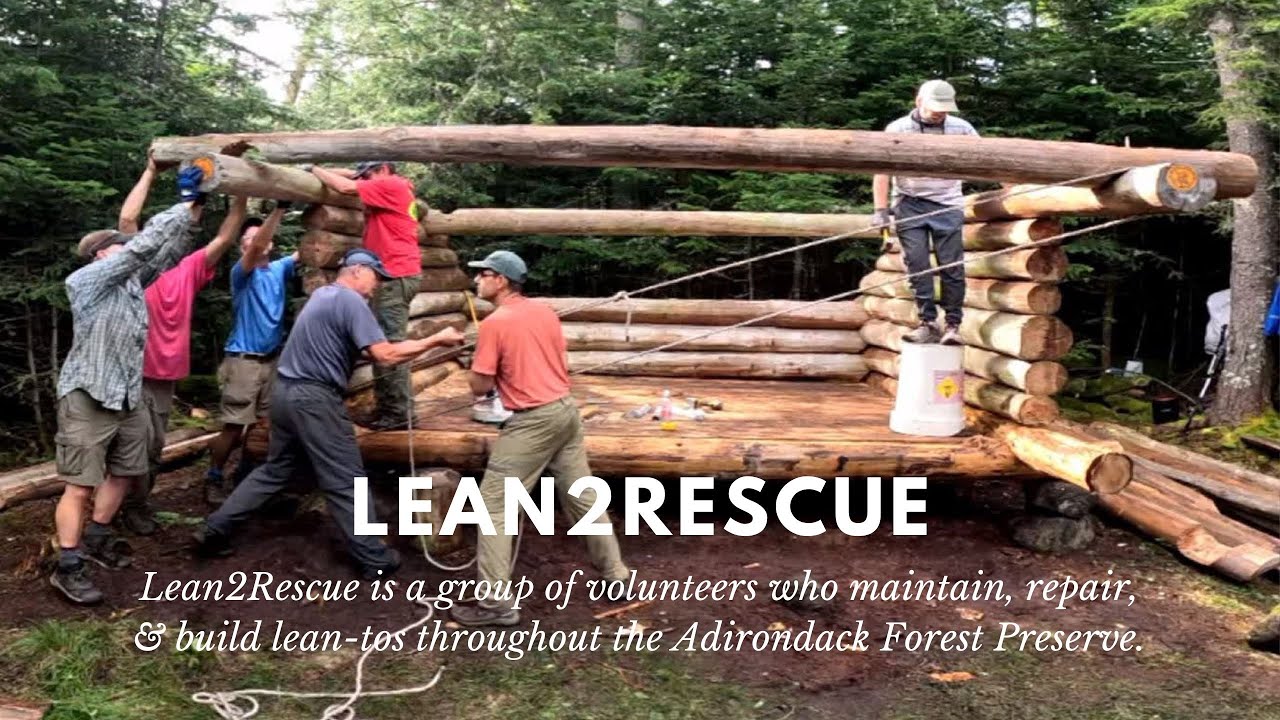 Lean-to Rescue @ Flowed Lands Below Mt. Colden