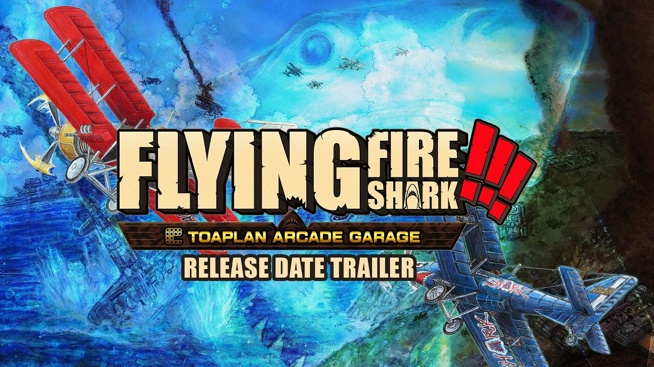 Toaplan Arcade Garage: Flying Fire Shark - Release Date Trailer