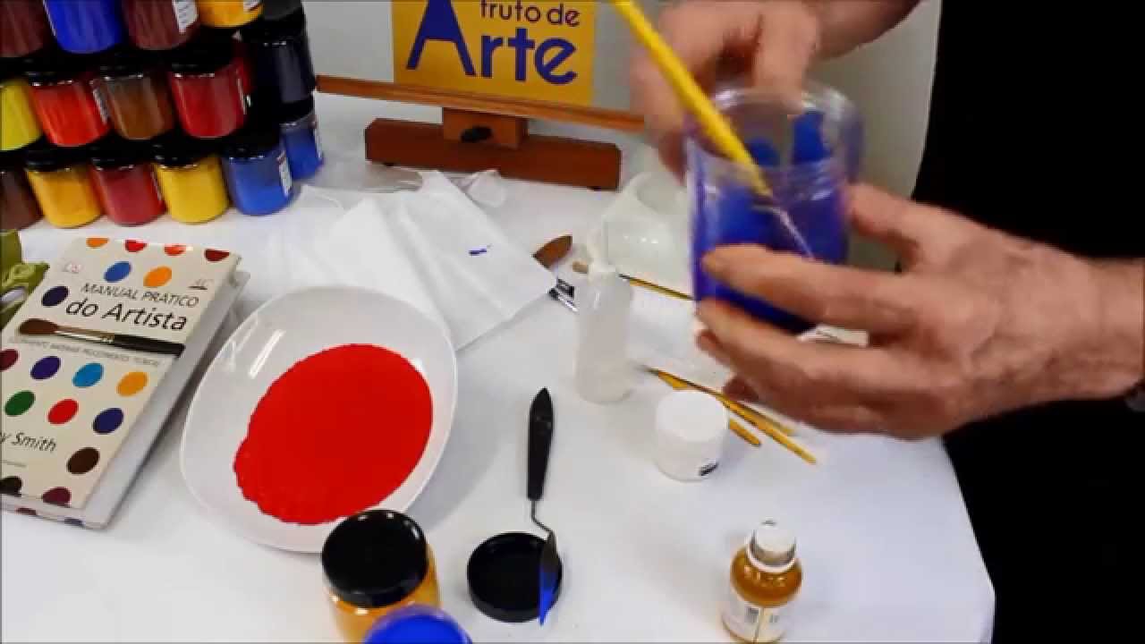 Como Fazer Têmpera Com Pigmento Para Pintura
