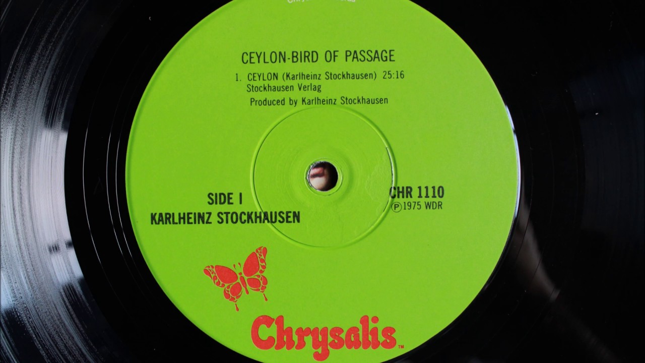 Karlheinz Stockhausen ‎– Ceylon / Bird Of Passage (1975 vinyl rip / full album)