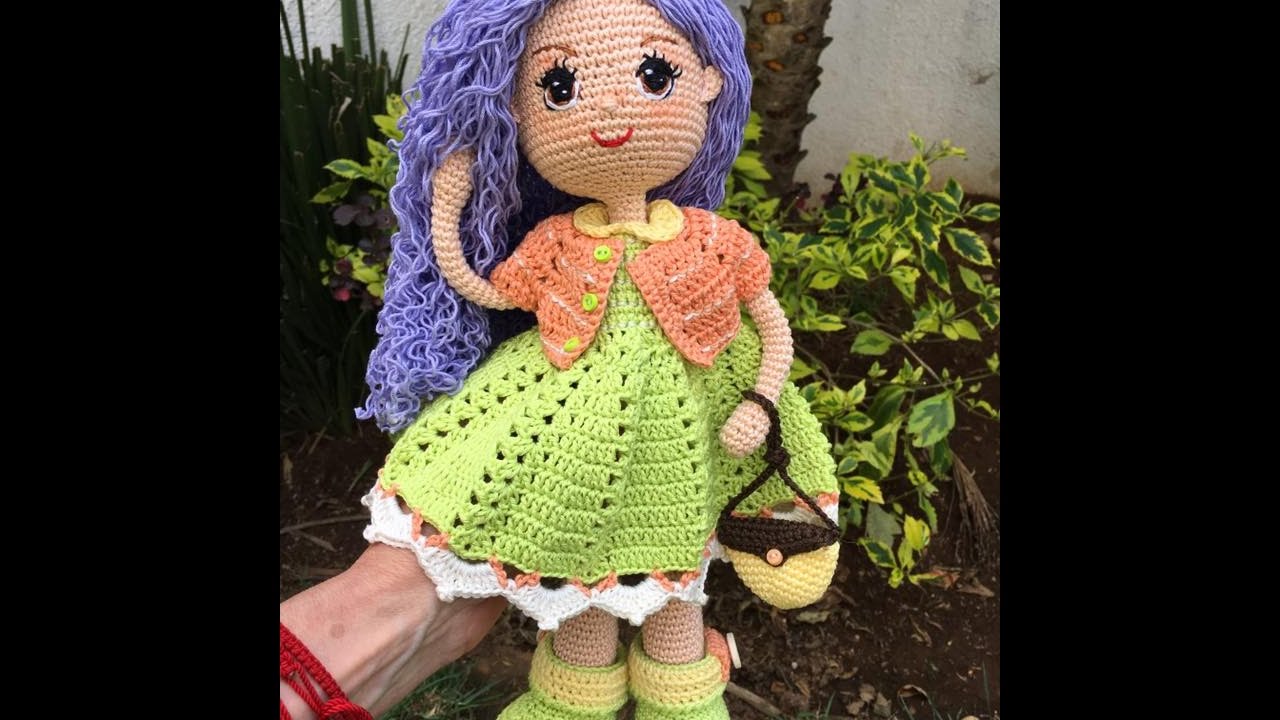 Teje Muñeca Carolina (piernas) amigurumis By Petus PRIMERA PARTE  (1/8) English subtitles