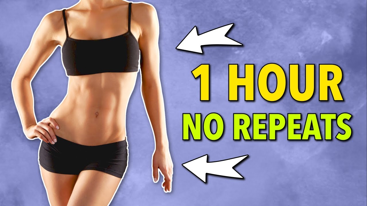 60-Minute Workout Routine - No Repeats Exercise Marathon