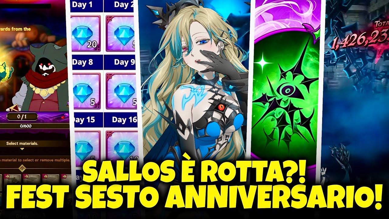 SALOS ROTTA & BUFF A SABUNAK?!😱 POCHE GEMME????! ALL NEWS! - Seven Deadly Sins Grand Cross ITA