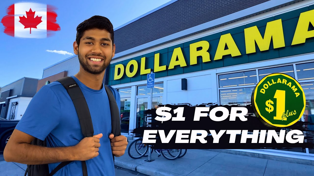 DOLLARAMA CANADA 🇨🇦 | Cheapest Store for Newcomers | First Time Shopping for Home!
