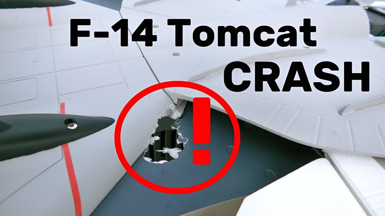F-14 Tomcat Freewing CRASH | EDF scale RC airplane | 4K | Olomouc 2025