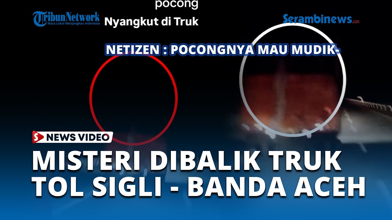 Misteri di Balik Truk, Video dari Tol Sigli–Banda Aceh Jadi Perbincangan