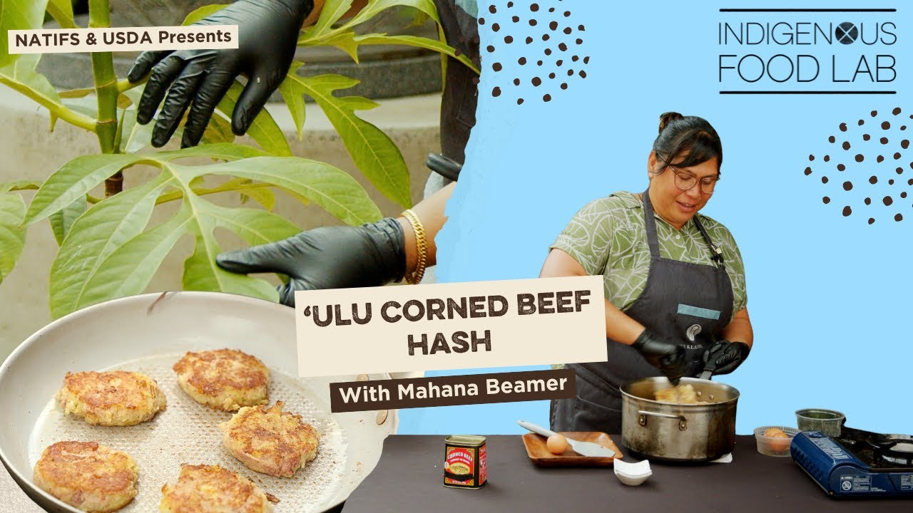 ‘Ulu Corned Beef Hash with Mahana Beamer