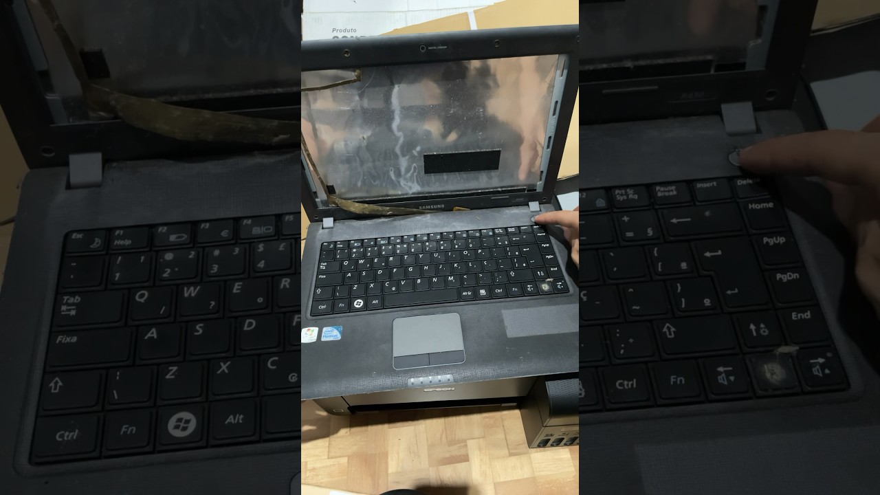 Meu primeiro notebook antigo de 2010💻👴 #notebook #rel&iacute;quia #shortsvideo #viralshort