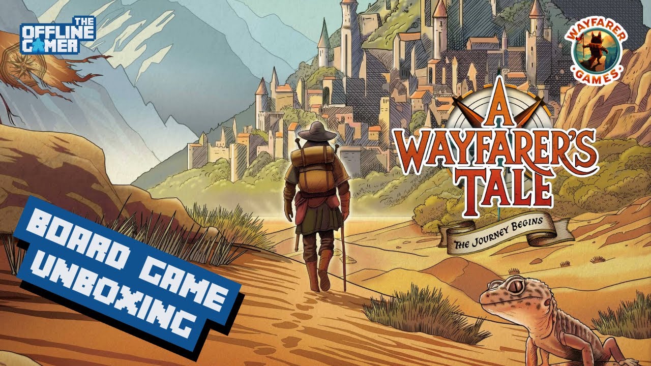 🗺️⚔️ A WAYFARER'S TALE: THE JOURNEY BEGINS Unboxing – Roll & Write Adventure Awaits! 💎🎲