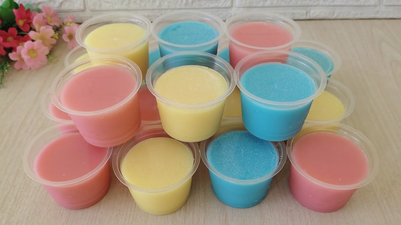 CUMA MODAL 1 BUNGKUS NUTRIJEL JADI SEBANYAK INI‼️SILKY PUDING NUTRIJEL POP ICE PUYO SUPER LEMBUT