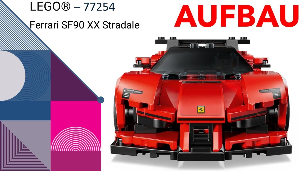 LEGO® - 77254 - Ferrari SF90 XX Stradale (AUFBAU) # Ben's Lego ® / Klemmbausteine Welt - Video 273
