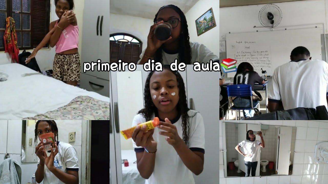 Primeiro dia aula📚~arruma-se comigo,escola..