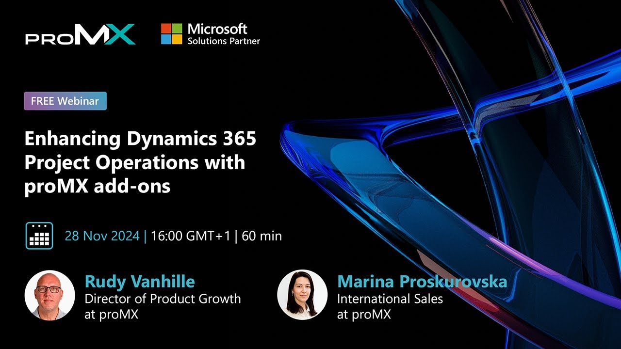 Enhanсing Dynamics 365 Project Operations with proMX add-ons