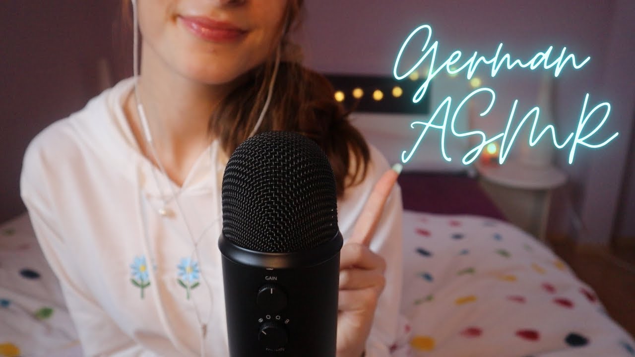 ASMR | Teaching you GERMAN Part 2 (Counting, Air Tracing)