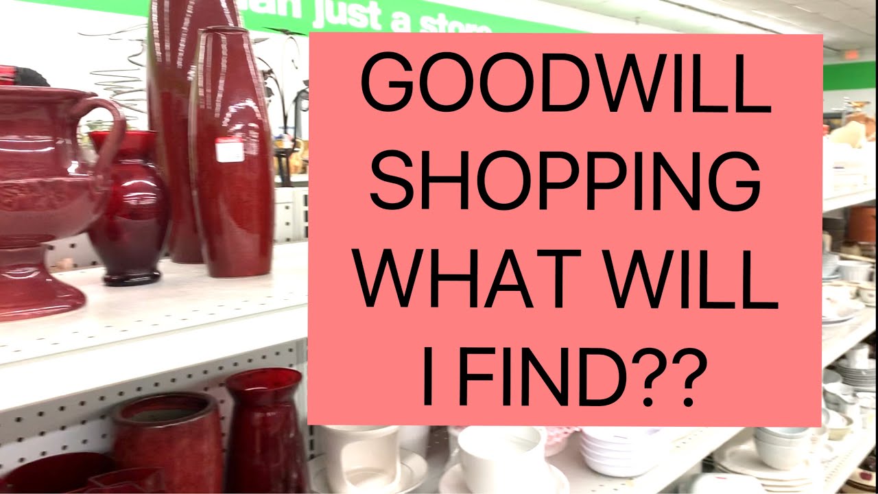 Shopping at Goodwill | What Will I Find??