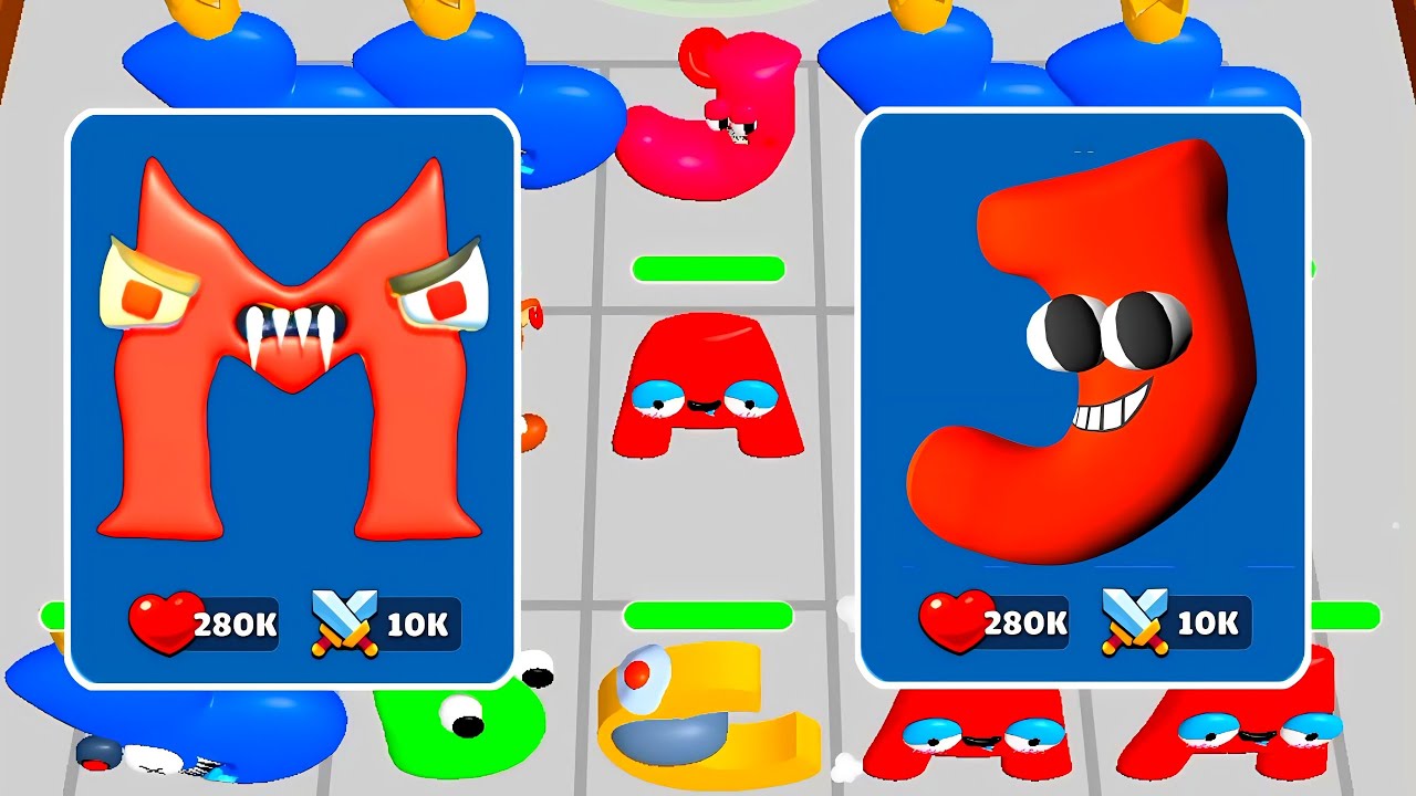Merge ' Alphabet Lore ' + Merge Alphabet Monstar ⭐ ABCDEFGHIJKLMNOPQRSTUVWXYZ ⭐ UNLOCK ALL CHARACTER
