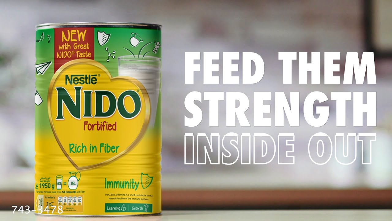 New NIDO with fiber &ndash; Feed them strength on the inside