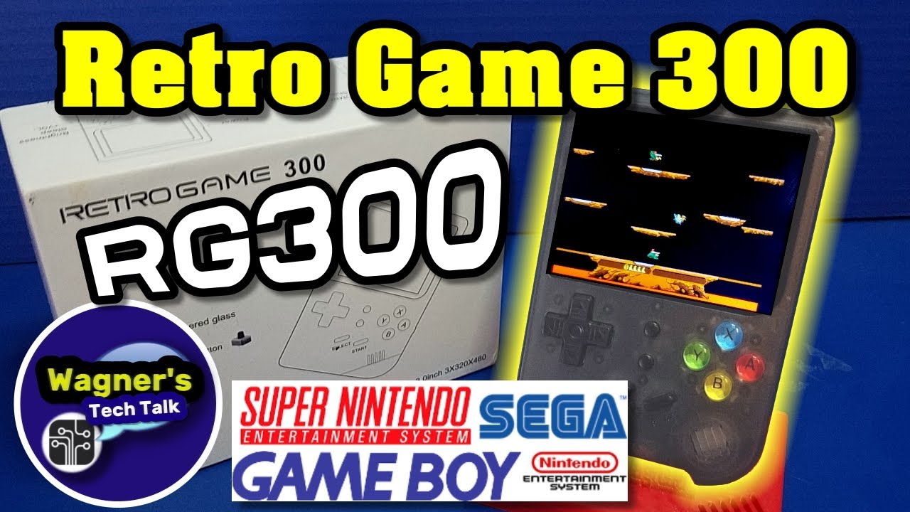 Retro Game 300: The FULL Guide to Firmware Upgrade, Unbox, Setup and Review of the RG 300 +MAME