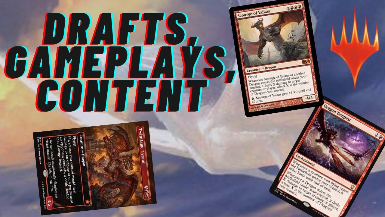 Magic the Gathering - Modern Mono Red Dragons Deck Preview before Tarkir