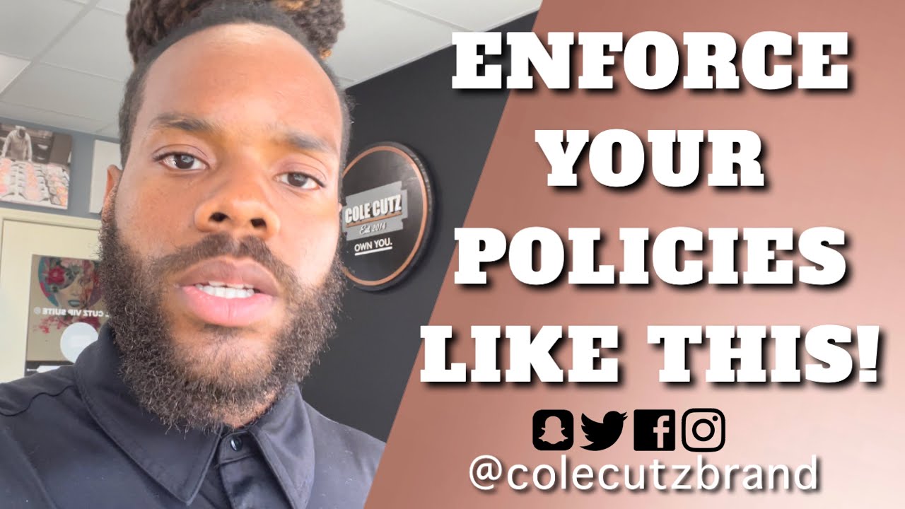 Enforce your policies like this | Houston barber talks professionalism