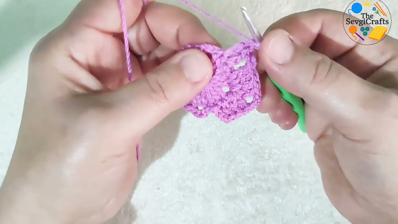 ÇOK AMAÇLI KARE MOTİF😍 Simple Crochet Square Pattern ✨