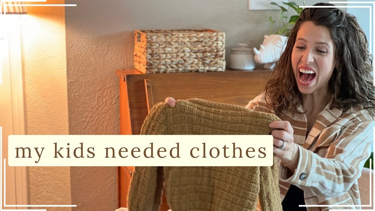 🌟BIG thrift haul on a LOW income!🌟 4 kids&rsquo; winter wardrobes ||  Consignment sale + Goodwill finds!!
