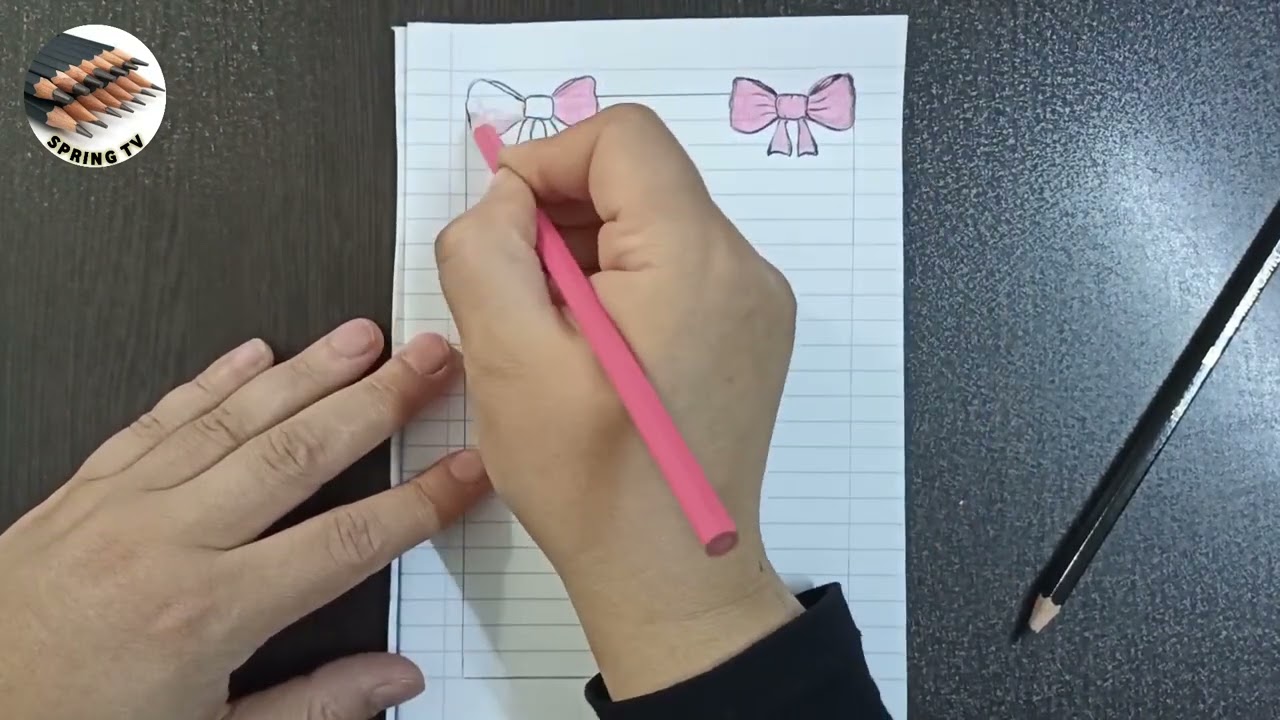 تزيين دفاتر رسم سهل فيونكه حرف F /تزيين دفاتر سهل كيوت