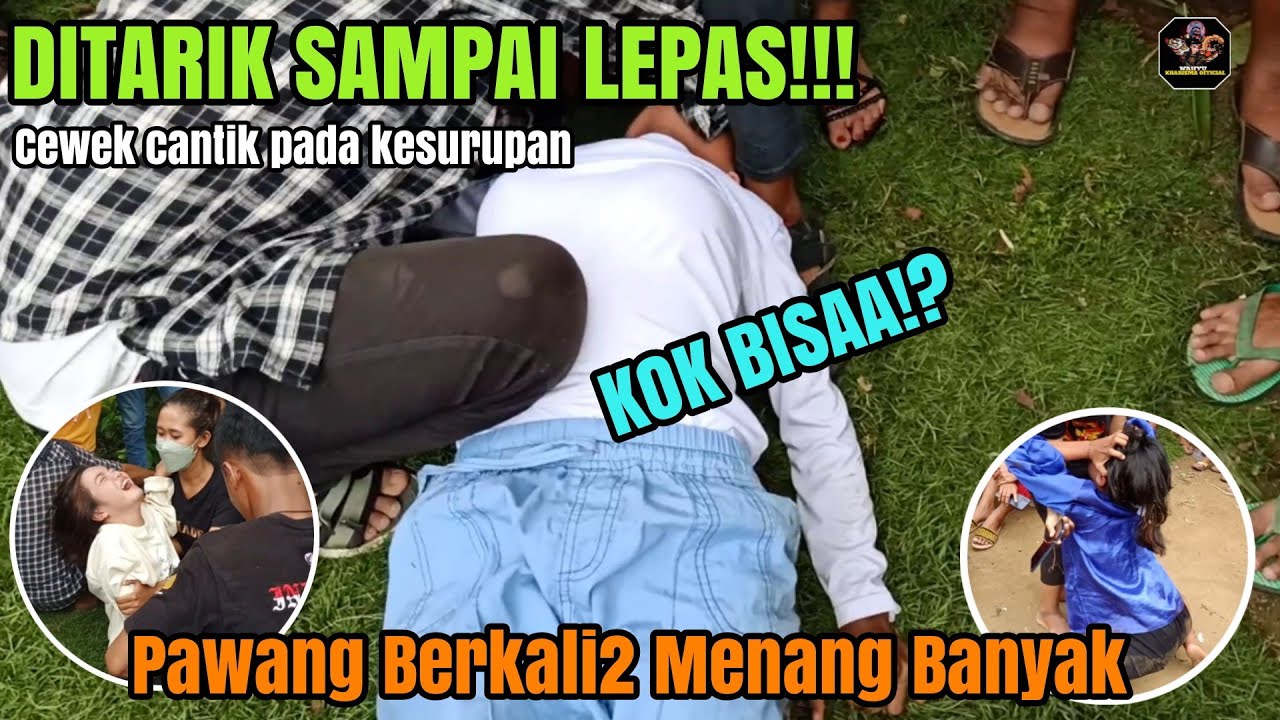 DITARIK SAMPAI LEPASS‼️CEWEK KESURUPAN PAWANG BERKALI2 MENANG BANYAK