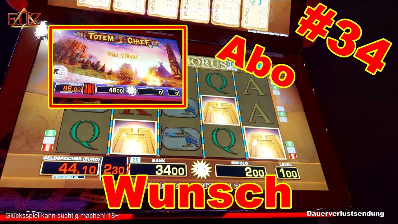 ENZ 🎰34 - Eye of Horus & Totem Chief 1€ Einsatz | Merkur 2020