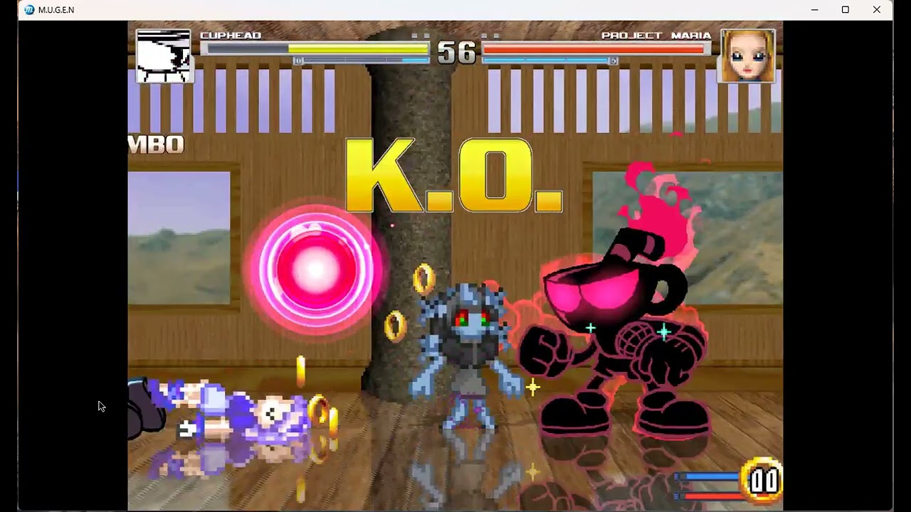 (Mugen) Fnf Cuphead Vs Project Maria