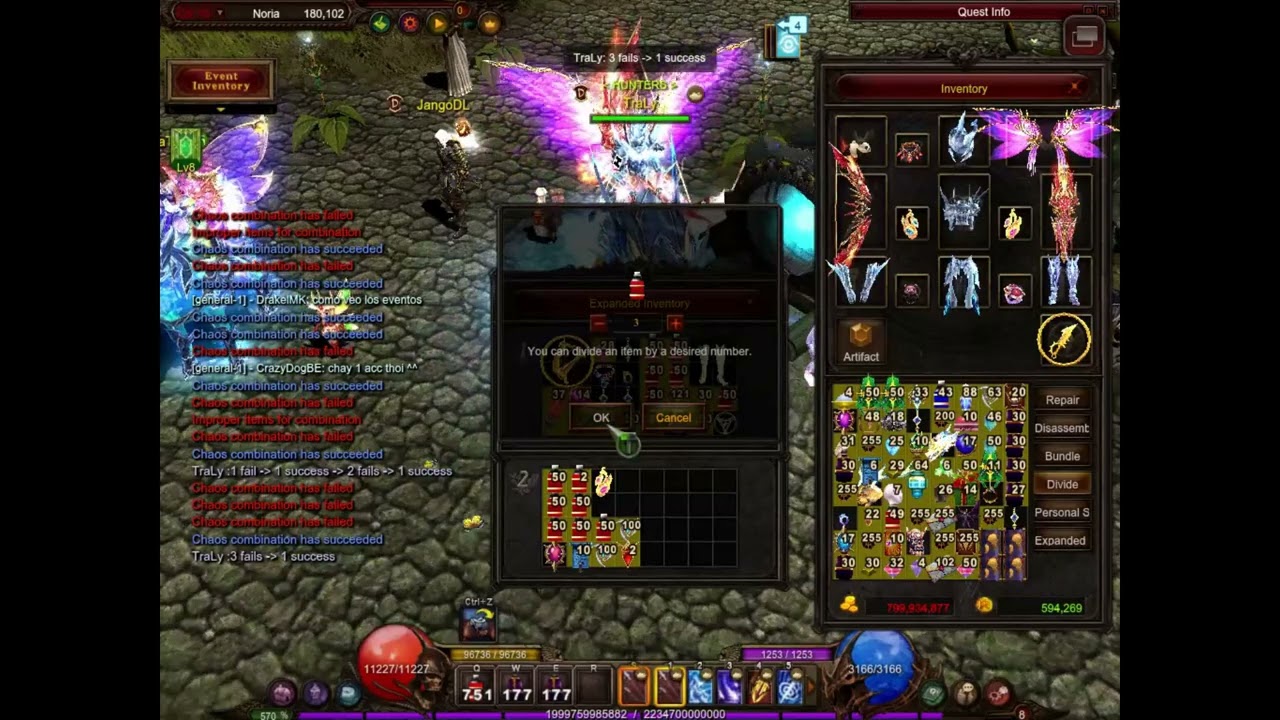 Upgrading Binding Earring (L) to +15 - Mu Online