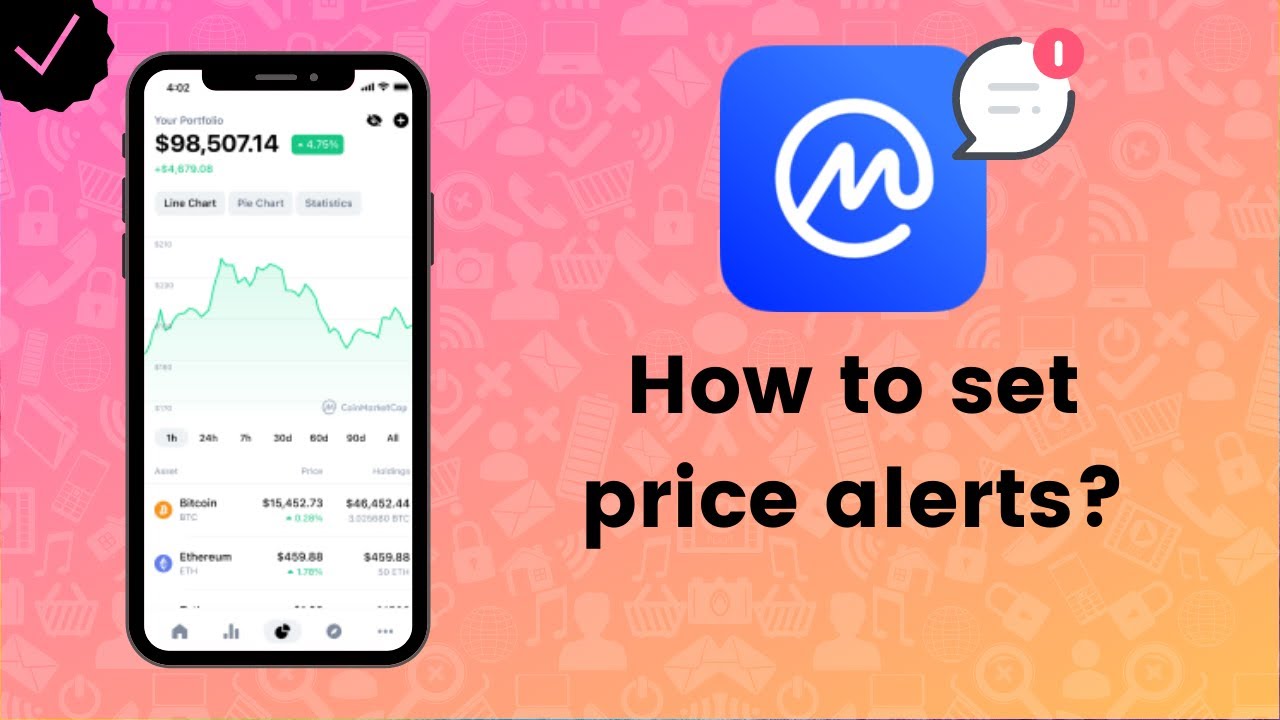 How to set price alerts on Coinmarketcap? - Coinmarketcap Tips