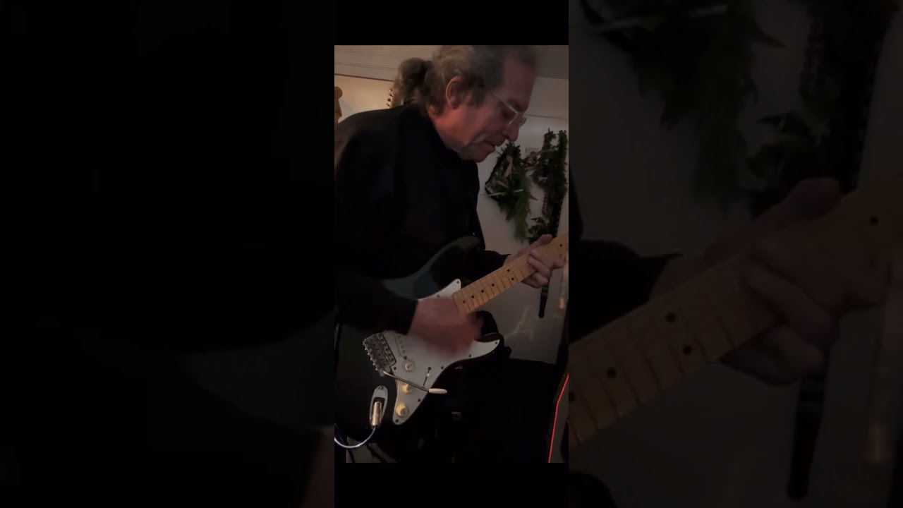 Andy Brauer with his USA Squire Strat