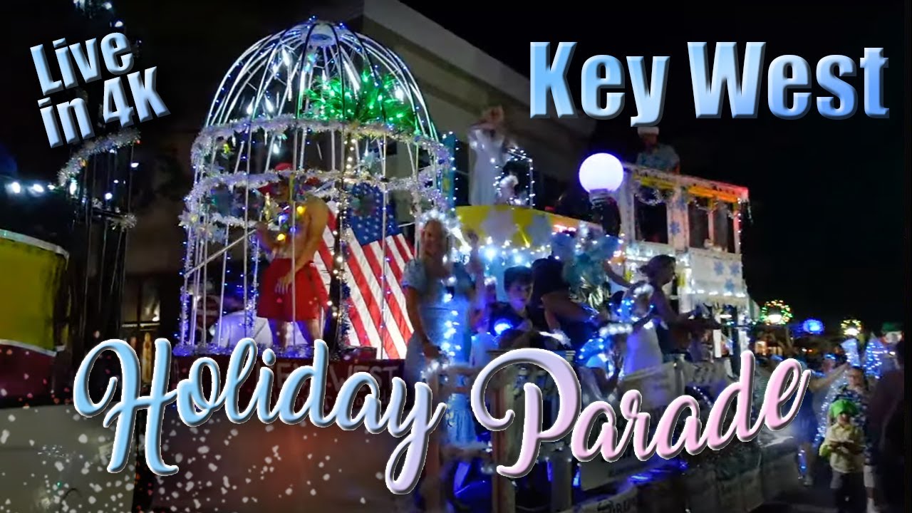 Key West 🎅🏼 HOMETOWN HOLIDAY PARADE 🎄 LIVE  in 4K UHD
