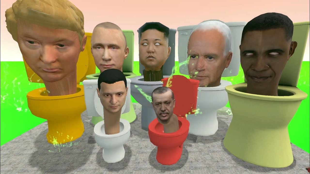 Spartan Kicking All New Skibidi Toilets Memes in the Giant Pit #32 - Garry's Mod
