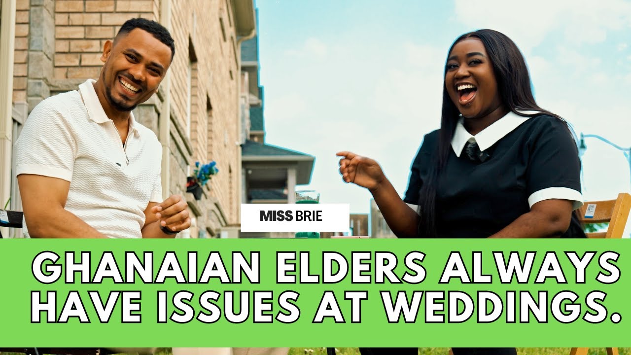 Miss BRIE - Ghanaian elders can make you feel us3less at weddings. 😢 #life #actor #ghana