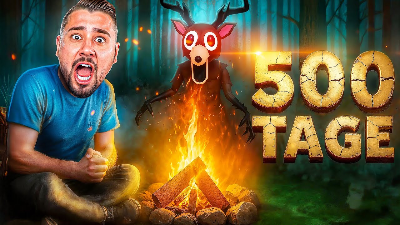 500 TAGE ÜBERLEBT in 99 Nächte im Wald 🔦