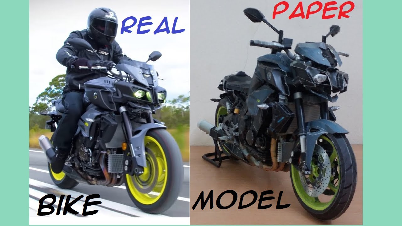Yamaha MT-10 Ultra Realistic Papercraft Stop Motion Build