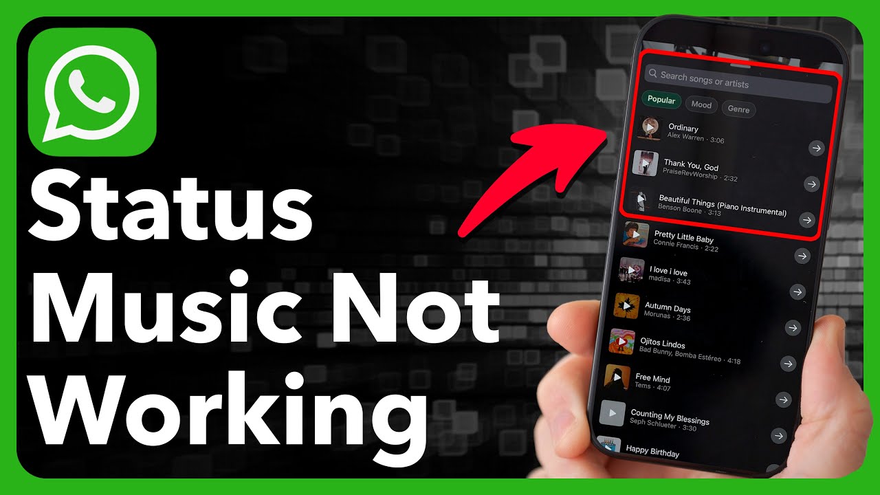 How To Fix WhatsApp Status Music Not Working
